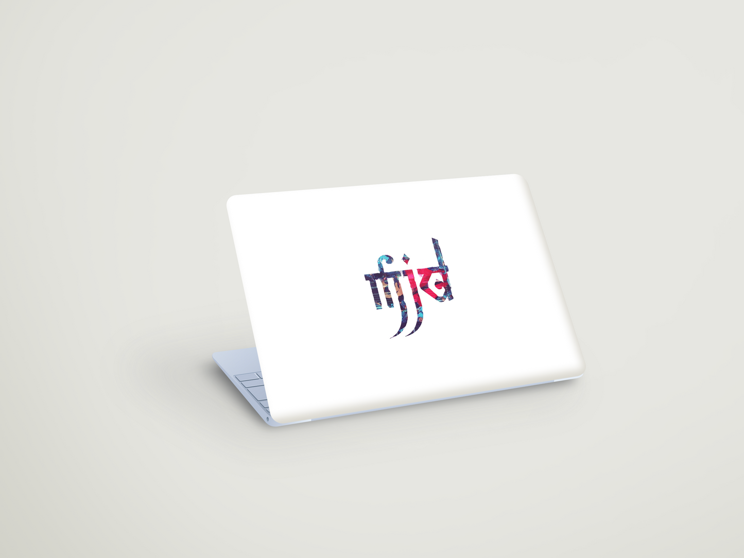 THE MJD WHITE LAPTOP COVER