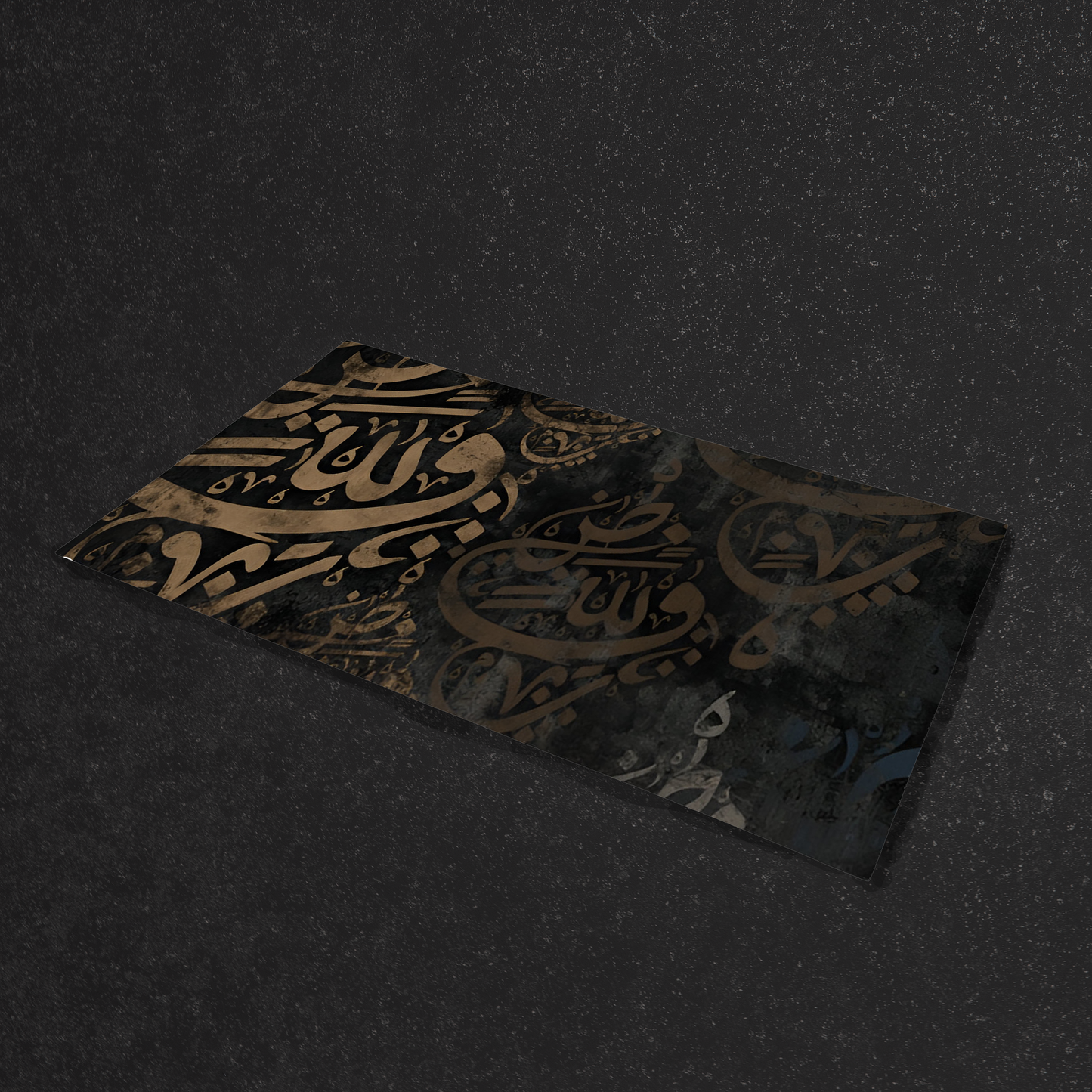 ARABIC GOLD DESK MAT