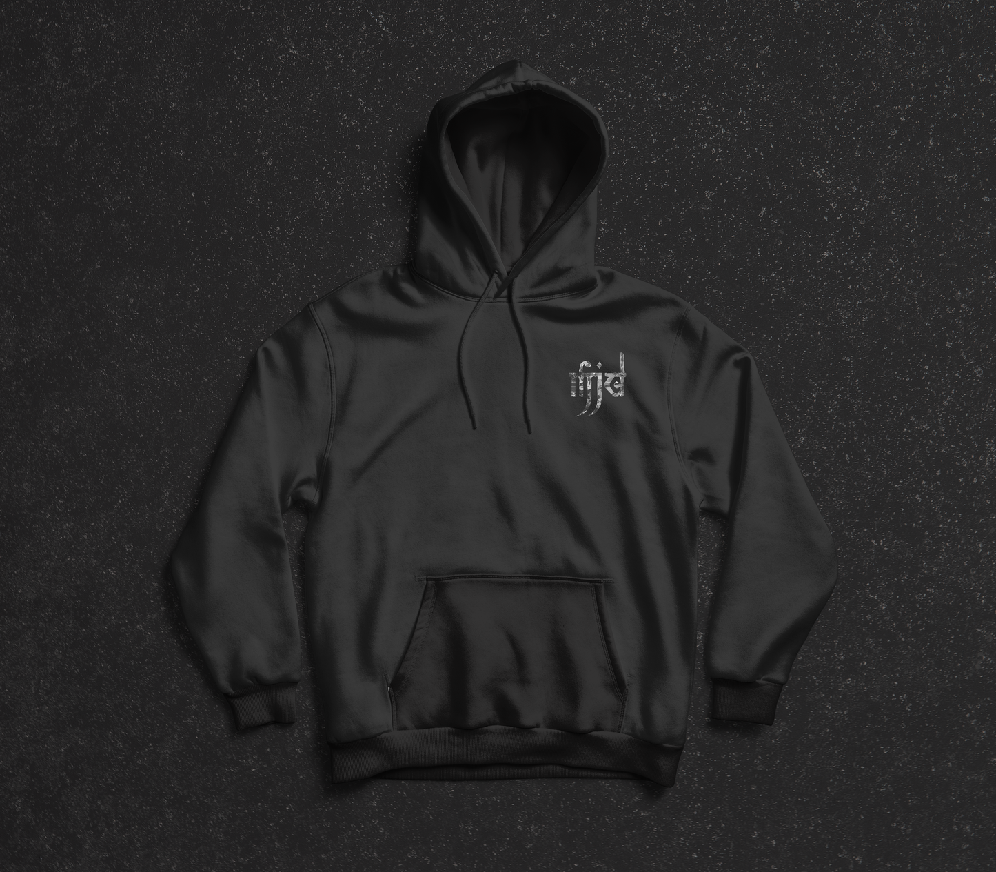 MJD BLACK BACK LOGO HOODIE