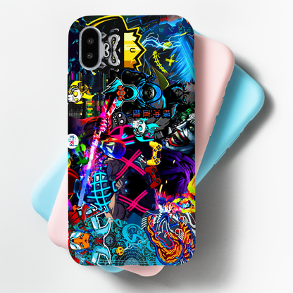 ELECTROSHOCK VS CYBERPUNK PHONE COVER