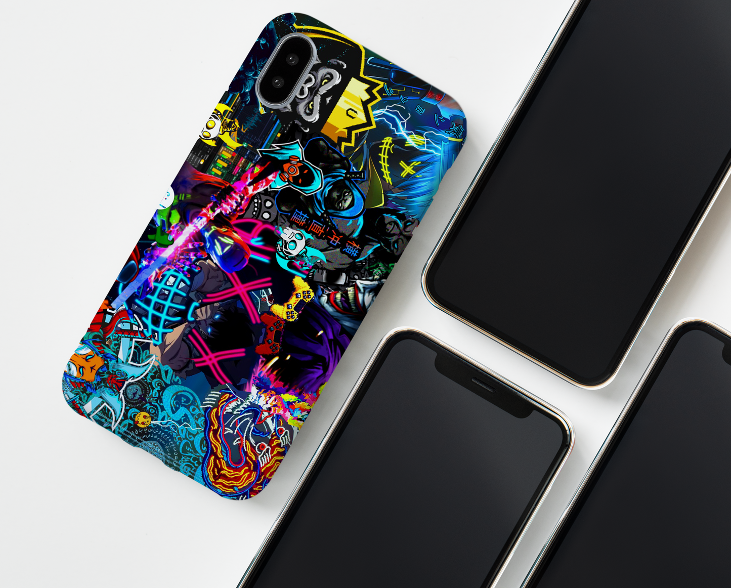 ELECTROSHOCK VS CYBERPUNK PHONE COVER