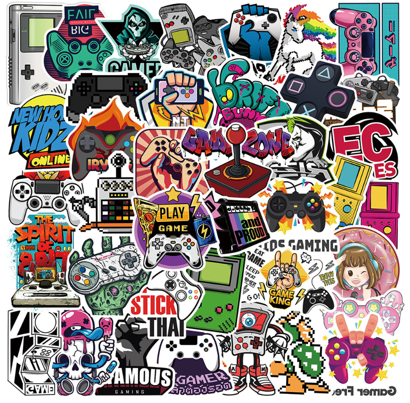 Gamer Tag Sticker GAMER STICKER PACK – The MJD Shop