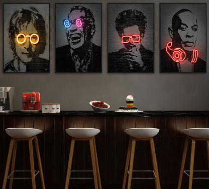 NEON MUSICIANS CANVA