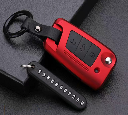 RED/BLACK CAR KEY COVER