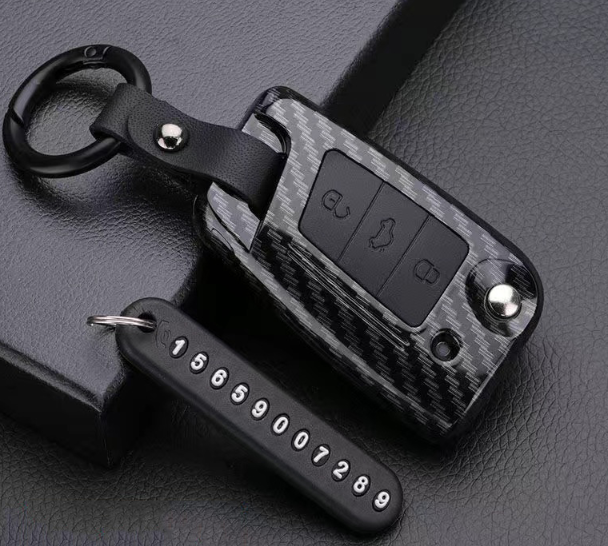 CLASSY BLACK CAR KEY COVER