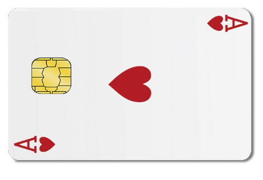 ACE OF HEARTS CARD COVER