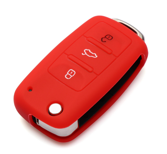 RED SILICONE CAR KEY COVER