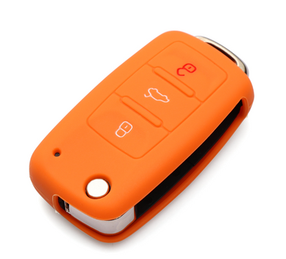 ORANGE SILICONE CAR KEY COVER