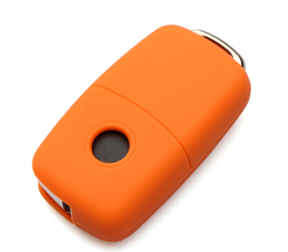 ORANGE SILICONE CAR KEY COVER