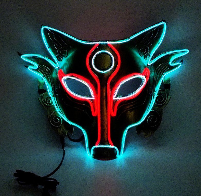 THE NIGHT WOLF MASK