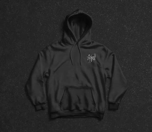 MJD BLACK BACK LOGO HOODIE