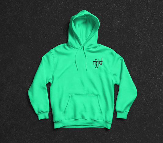 MJD LIME BACK LOGO HOODIE